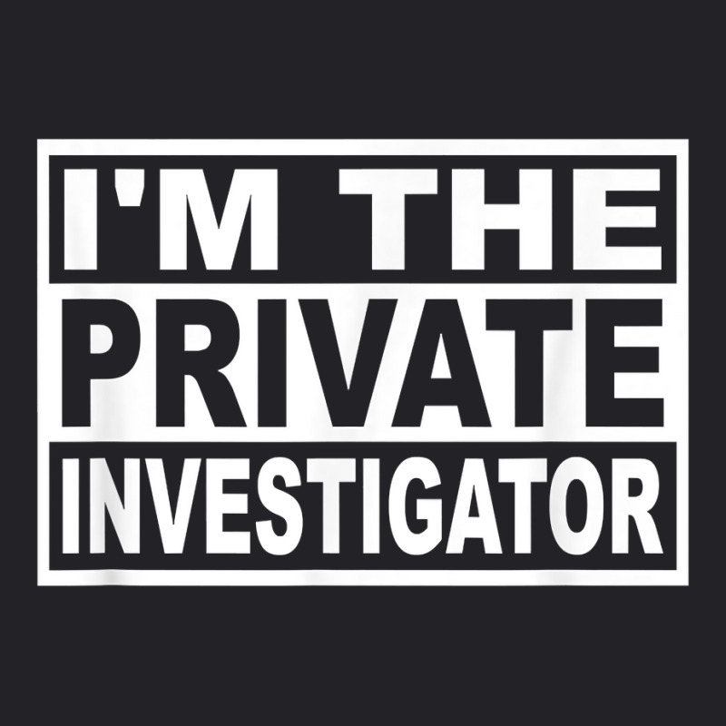 Private Investigator Square Graphic T Shirt Youth Tee by SchonbergerKamile | Artistshot