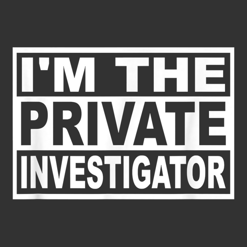 Private Investigator Square Graphic T Shirt Baby Bodysuit by SchonbergerKamile | Artistshot