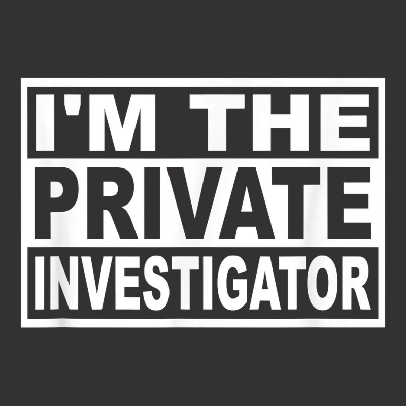 Private Investigator Square Graphic T Shirt Vintage Hoodie And Short Set by SchonbergerKamile | Artistshot