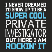 Private Investigator T Shirt Funny Gift Ladies Fitted T-shirt | Artistshot