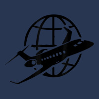 Private Jet Jetsetter Globetrotter T Shirt Ladies Denim Jacket | Artistshot