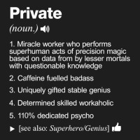 Private Job Definition Meaning Funny T Shirt Classic T-shirt | Artistshot