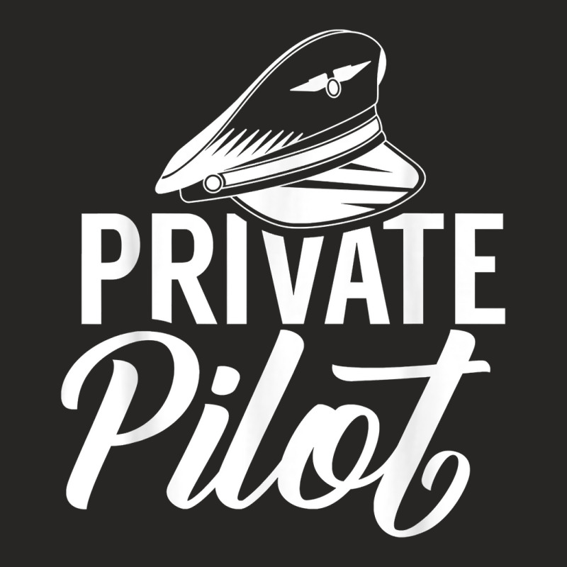 Private Pilot Aviation Airplane Aviator T Shirt Ladies Fitted T-Shirt by SchonbergerKamile | Artistshot