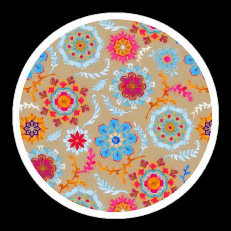 Watercolor Kaleidoscope Floral Desaturated 42774082 Adjustable Cap by Sri66 | Artistshot