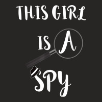 This Girl Is A Spy Costume Spying Investigate Detective T Shirt Ladies Fitted T-shirt | Artistshot