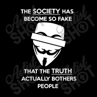 Anonymous Quote Fake Society Funny Youth Hoodie | Artistshot