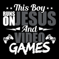 This Boy Runs On Jesus And Video Games Lover Gift Player Baby Tee | Artistshot