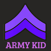 Purple Up Military Kids Shirt Private Military Child Month T Shirt Ladies Fitted T-shirt | Artistshot