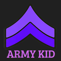 Purple Up Military Kids Shirt Private Military Child Month T Shirt Ladies Polo Shirt | Artistshot