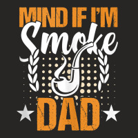 Tobacco Smoking Dad Cigarette Smoke Cigar Pipe Owner Tank Top Ladies Fitted T-shirt | Artistshot