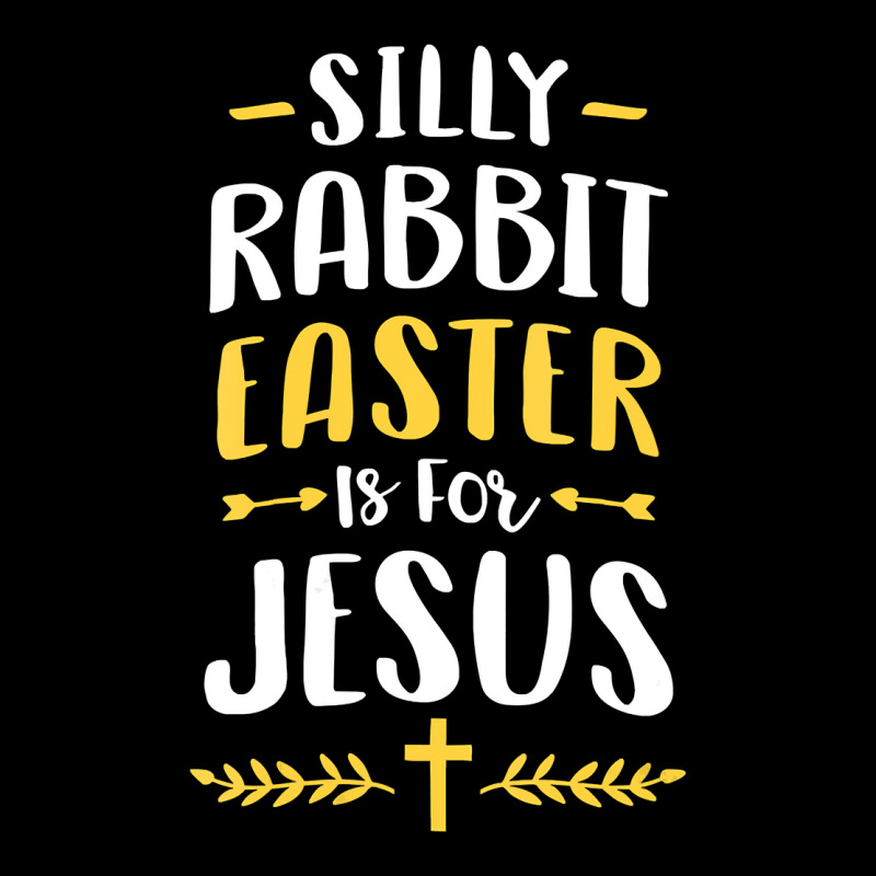 Womens Silly Rabbit Easter Is For Jesus  Easter Christian Gift Vneck Youth Zipper Hoodie | Artistshot