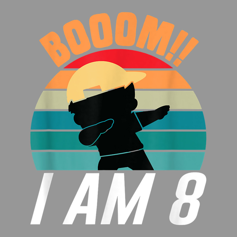 Boom I Am 8 Dabbing Boys 8th Birthday Eight Years T Shirt Women's V-Neck T-Shirt by SchonbergerKamile | Artistshot