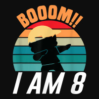 Boom I Am 8 Dabbing Boys 8th Birthday Eight Years T Shirt Crop Top | Artistshot