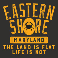 Eastern Shore Maryland Life Is Not Flat T Shirt Champion Hoodie | Artistshot