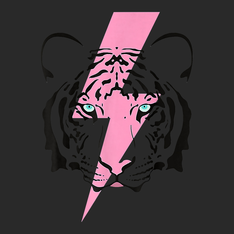 Tiger And Hot Pink Lightning Bolt T Shirt Printed hat by AshleyPenez | Artistshot