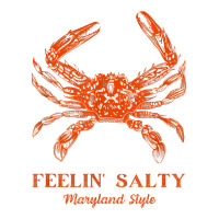 Feelin' Salty Maryland Style Crab Lovers Graphic T Shirt Men's T-shirt Pajama Set | Artistshot