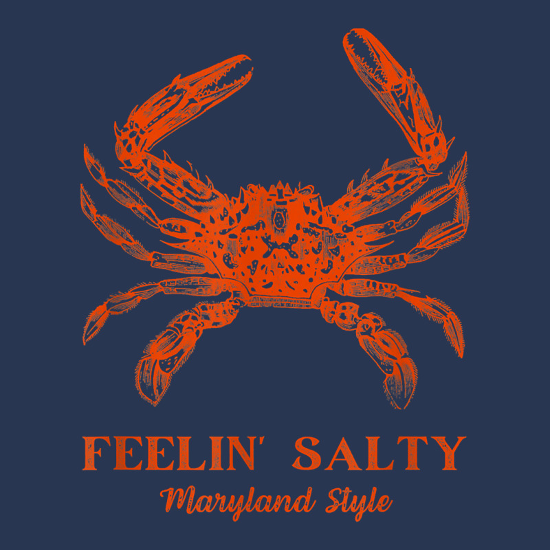 Feelin' Salty Maryland Style Crab Lovers Graphic T Shirt Men Denim Jacket | Artistshot