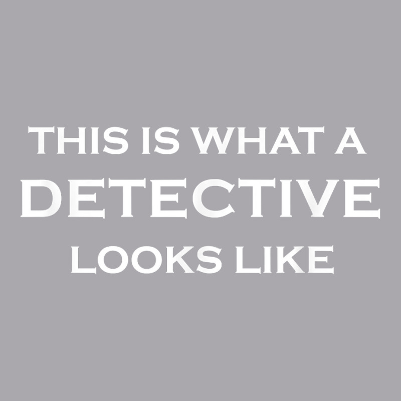 What A Detective Looks   Private Investigator Officer Funny T Shirt Youth 3/4 Sleeve by AshleyPenez | Artistshot