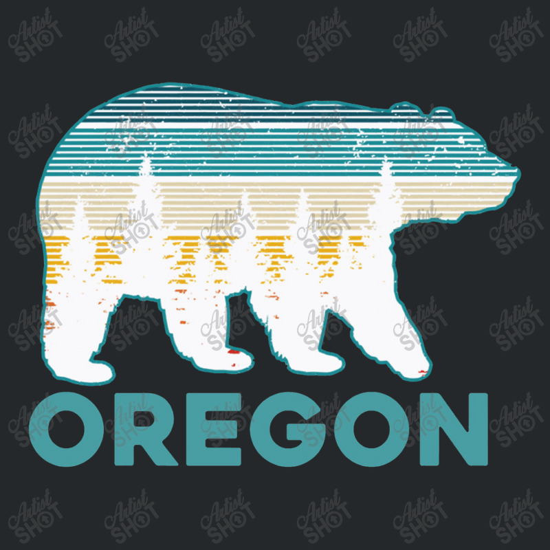 Oregon Vintage Grizzly Bear Nature Hiking Souvenir Gift Crewneck Sweatshirt | Artistshot