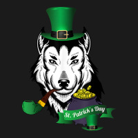 Leprechaun Hat Smoking Pipe Funny Wolf St Patricks Day Party T Shirt Full-length Apron | Artistshot