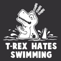 Trex Hates Swimming Vintage Hoodie | Artistshot