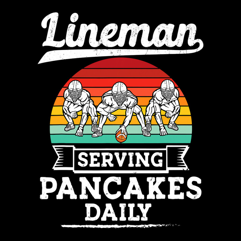 Football Lineman Serving Pancakes Daily Offensive Lineman 39 Legging by circularflap | Artistshot