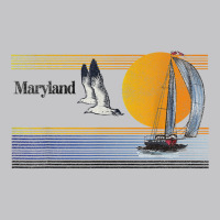 Maryland Vintage Sailing Sailboat Sail Boat Beach Retro T Shirt Baby Bodysuit | Artistshot