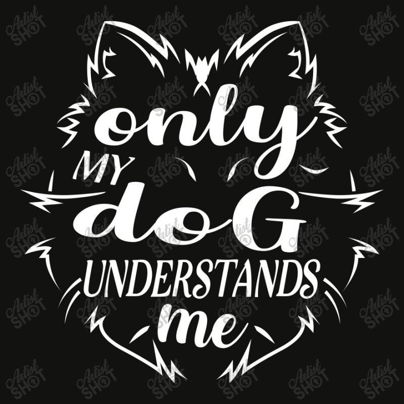 Only Dog Can Understand Me Scorecard Crop Tee | Artistshot