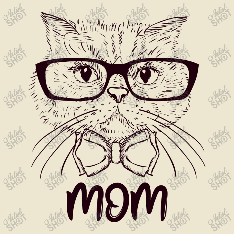 Cat Mom Illustration Cropped Hoodie | Artistshot