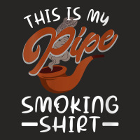 Womens This Is My Pipe Smoking Tee Cigar Pipe Tobacco Smoking V Neck T Ladies Fitted T-shirt | Artistshot