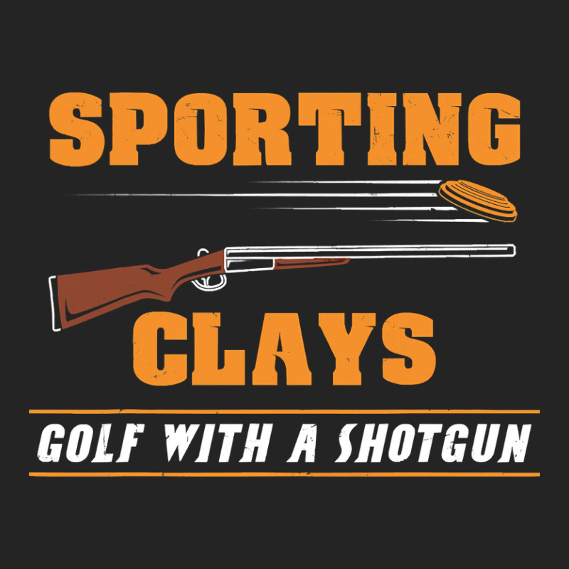 Sporting Clays   Golf With A Shotgun   Clay Target Shooting T Shirt 3/4 Sleeve Shirt | Artistshot