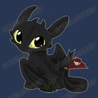 Cute Fury Night Dragon Black Men Denim Jacket | Artistshot