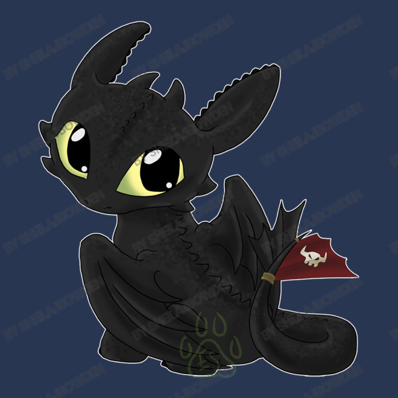 Cute Fury Night Dragon Black Men Denim Jacket | Artistshot