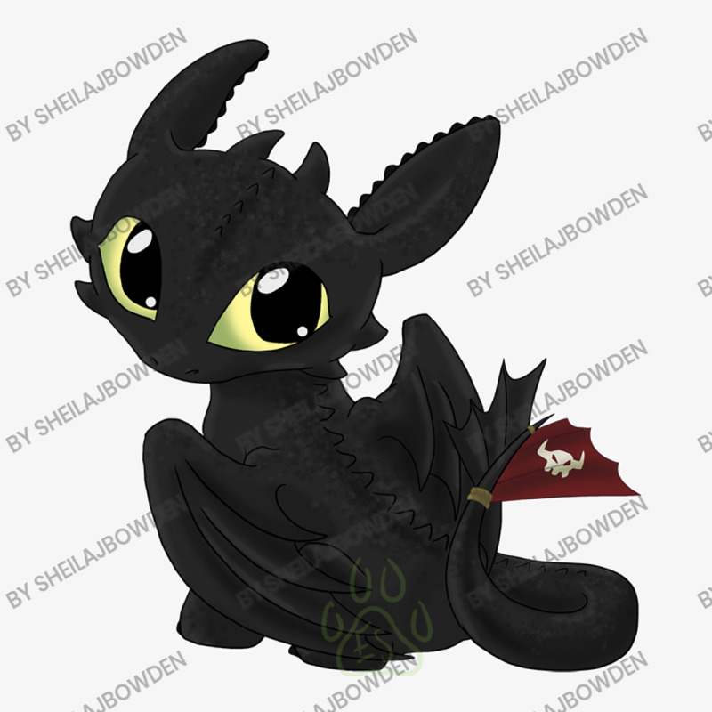 Cute Fury Night Dragon Black Champion Hoodie | Artistshot