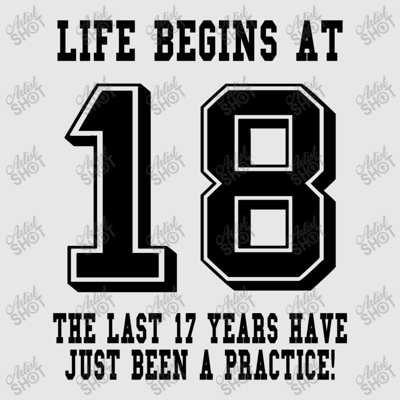 18th Birthday Life Begins At 18 Hoodie & Jogger Set | Artistshot