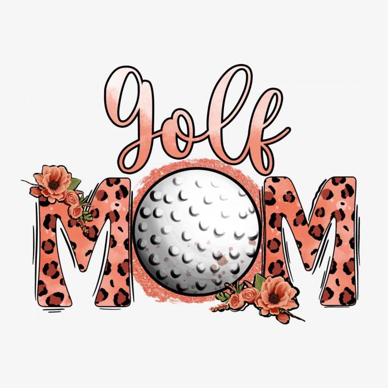 Leopard Golf Mom Ladies Fitted T-Shirt by Apollo | Artistshot