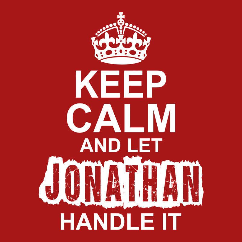 Keep Calm And Let Jonathan Handle It Hoodie & Jogger Set | Artistshot