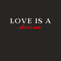 Love Is A Divine Ladies Fitted T-shirt | Artistshot