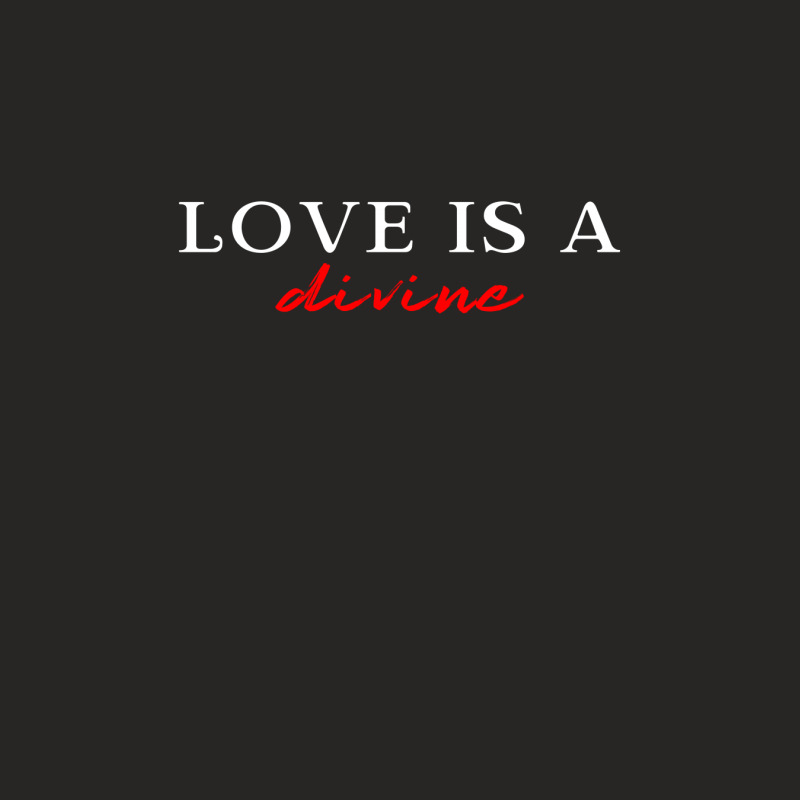 Love Is A Divine Ladies Fitted T-Shirt by Chiks | Artistshot