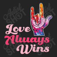 Asl Love Always Wins 3/4 Sleeve Shirt | Artistshot