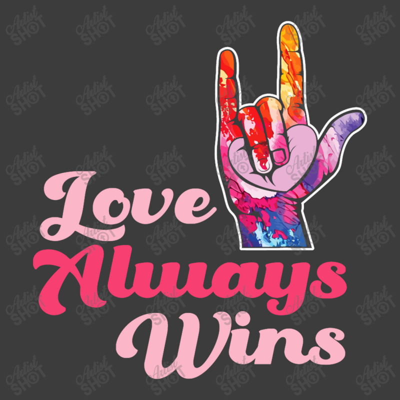 Asl Love Always Wins Men's Polo Shirt by cagurdenny | Artistshot