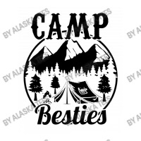 Camp Besties Black Print Toddler T-shirt | Artistshot