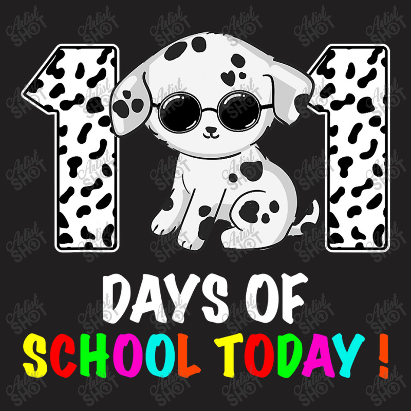 101 Days Of School Cute Dal.matian Leopard For Boys Kids T-shirt | Artistshot