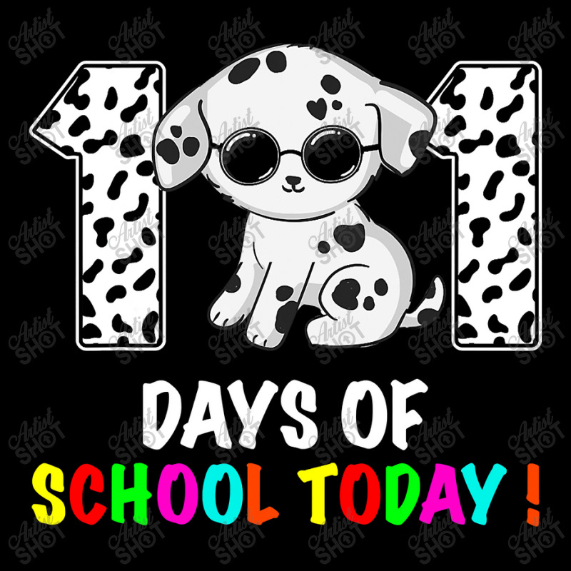 101 Days Of School Cute Dal.matian Leopard For Boys Kids V-neck Tee | Artistshot