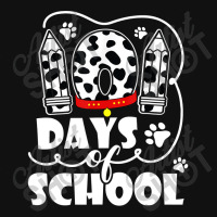 101 Days Of School Dalmatian Dog 100 Days Smarter Teachers T Shirt Baby Bibs | Artistshot