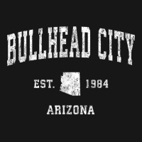 Bullhead City Arizona Az Vintage Athletic Sports Design T Shirt Medium-length Apron | Artistshot