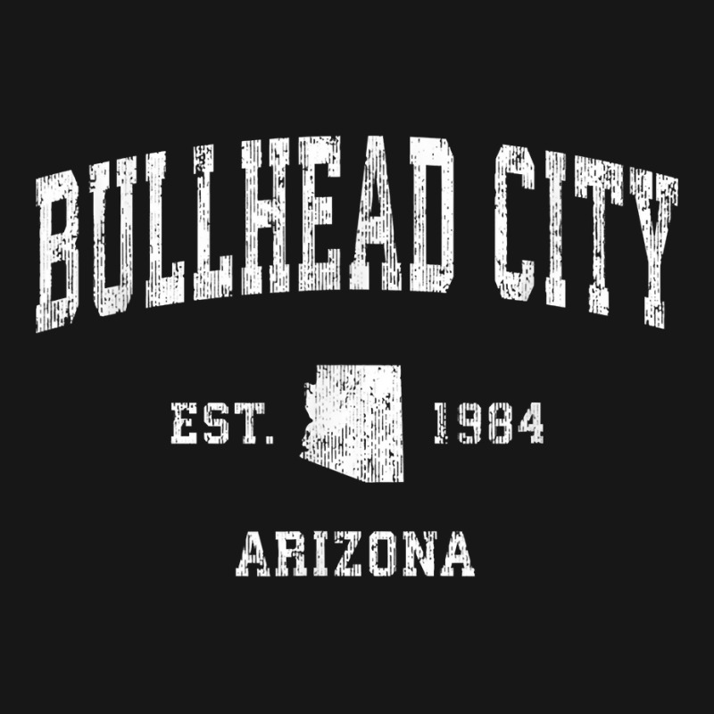 Bullhead City Arizona Az Vintage Athletic Sports Design T Shirt Medium-length Apron | Artistshot