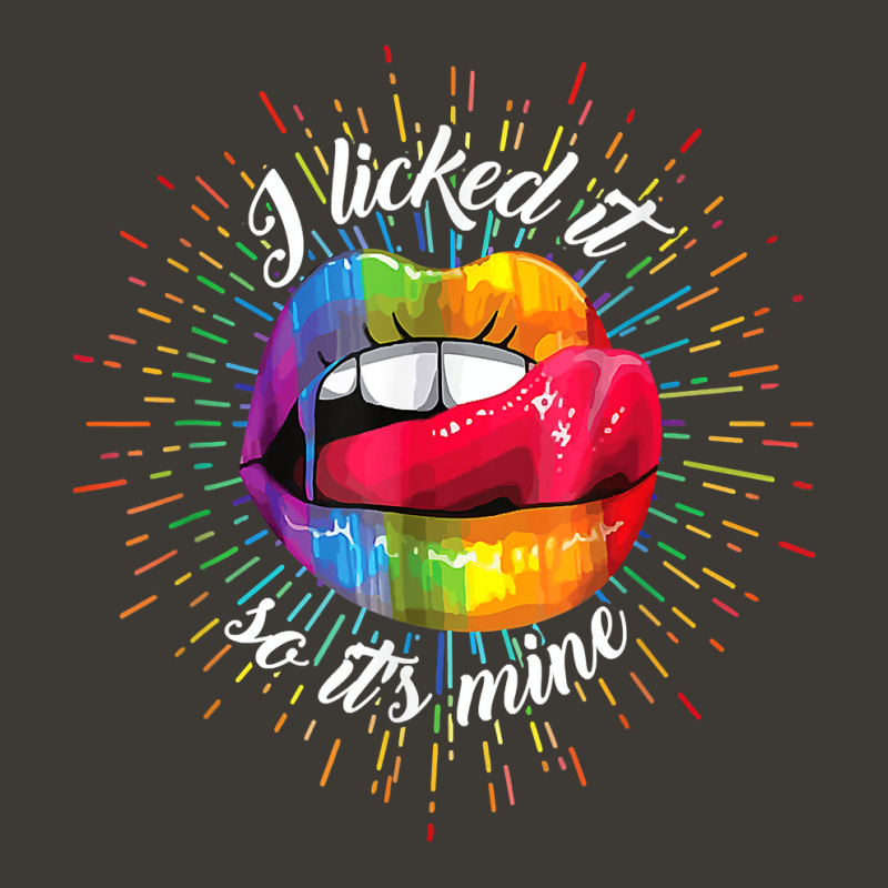 Lgbt Pride Lgbtq I Licked It So It's Mine Sexy Rainbow Lips T Shirt Bucket Hat by ranmarbunathoo90 | Artistshot