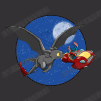 Flying Car And Black Dragon Vintage Hoodie And Short Set | Artistshot