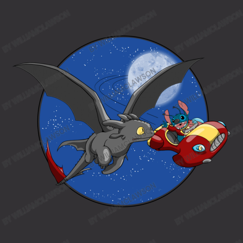 Flying Car And Black Dragon Vintage Hoodie And Short Set | Artistshot